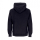 felpa cappuccio uomo logo chain hoodie BLACK