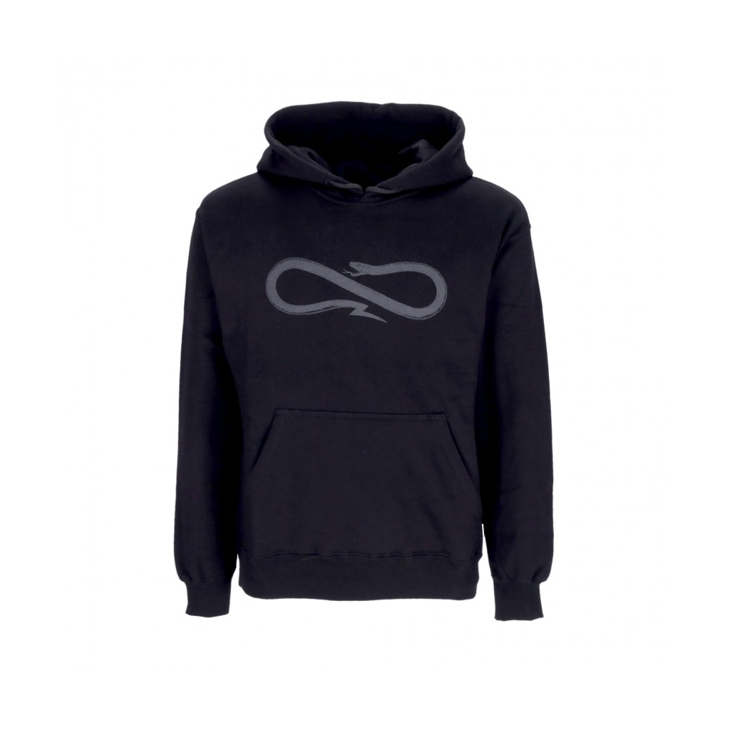 felpa cappuccio uomo logo hoodie BLACK