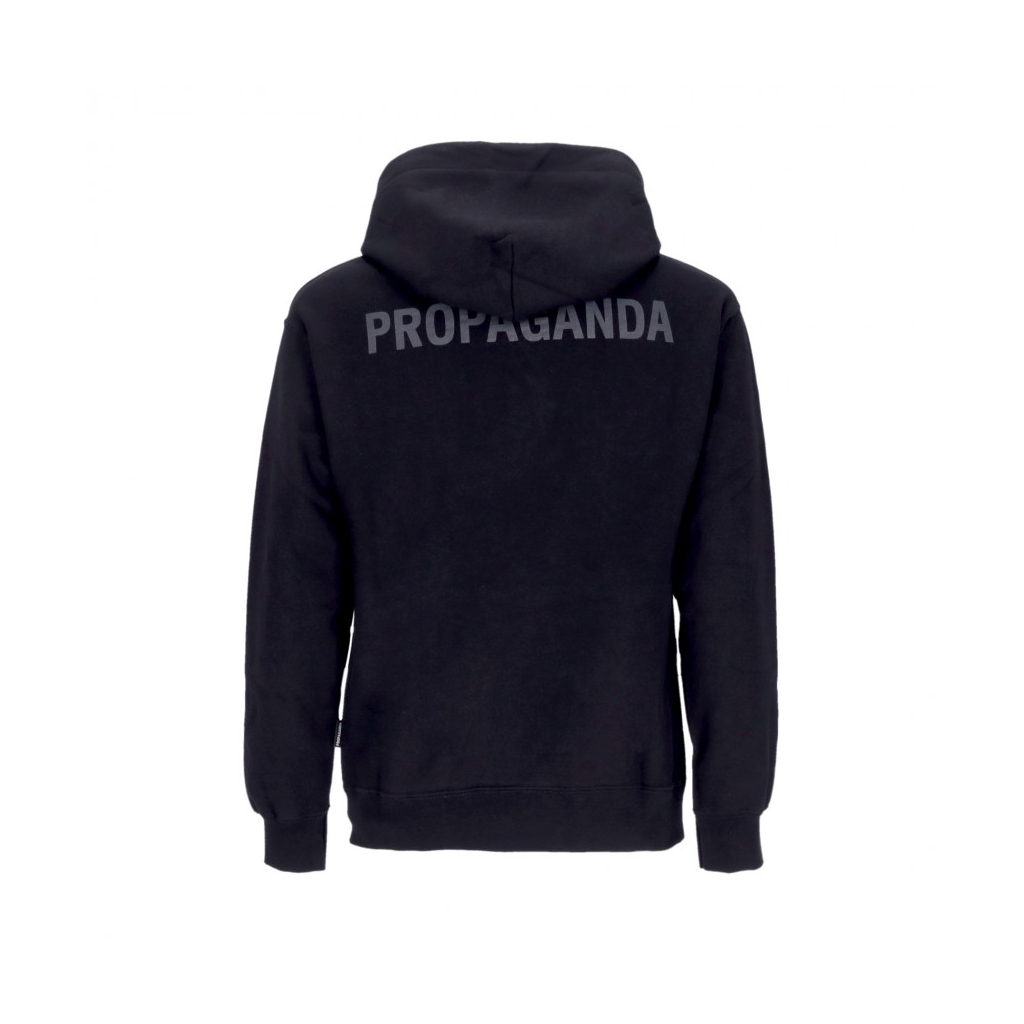 felpa cappuccio uomo logo hoodie BLACK