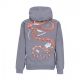 felpa cappuccio uomo buck 50 hoodie GREY