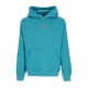 felpa cappuccio uomo ribs skin hoodie PETROL