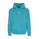 felpa cappuccio uomo ribs hoodie PETROL