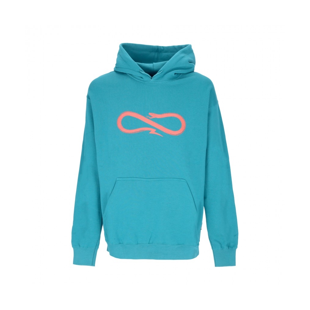 felpa cappuccio uomo logo hoodie PETROL