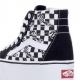 scarpa alta donna sk8-hi tapered stackform BLACK/TRUE WHITE