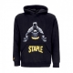 felpa cappuccio uomo graphic hoodie x batman BLACK