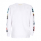 maglietta manica lunga uomo  panel l/s tee x batman WHITE