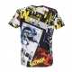 maglietta uomo comic aop tee x batman BLACK