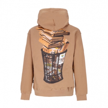 felpa cappuccio uomo prince hoodie CAMEL