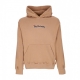 felpa cappuccio uomo prince hoodie CAMEL