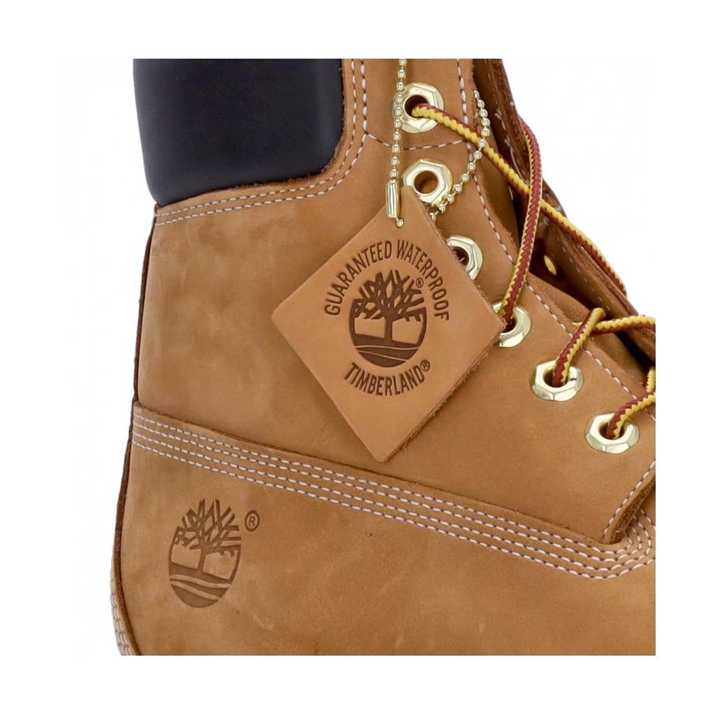 TIMBERLAND scarponcino alto uomo 6 premium boot WHEAT Scarpe B. Bowdoo