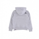 felpa cappuccio ragazzo box pullover hoodie LIGHT GREY HEATHER