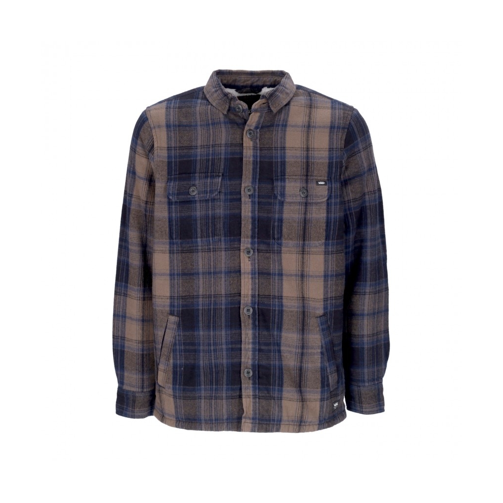 camicia imbottita uomo howard l/s woven shirt BLACK/CANTEEN