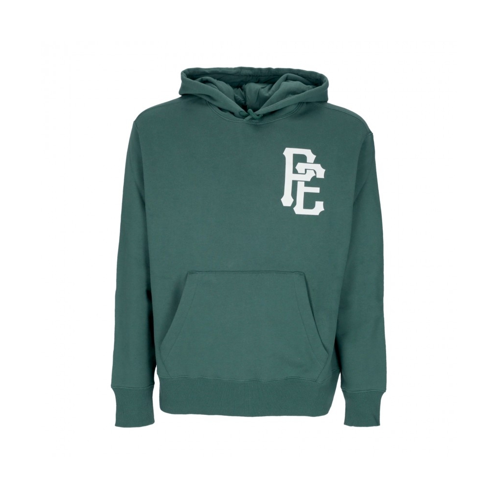 felpa cappuccio uomo pexe ftp hoodie SEQUOIA GREEN