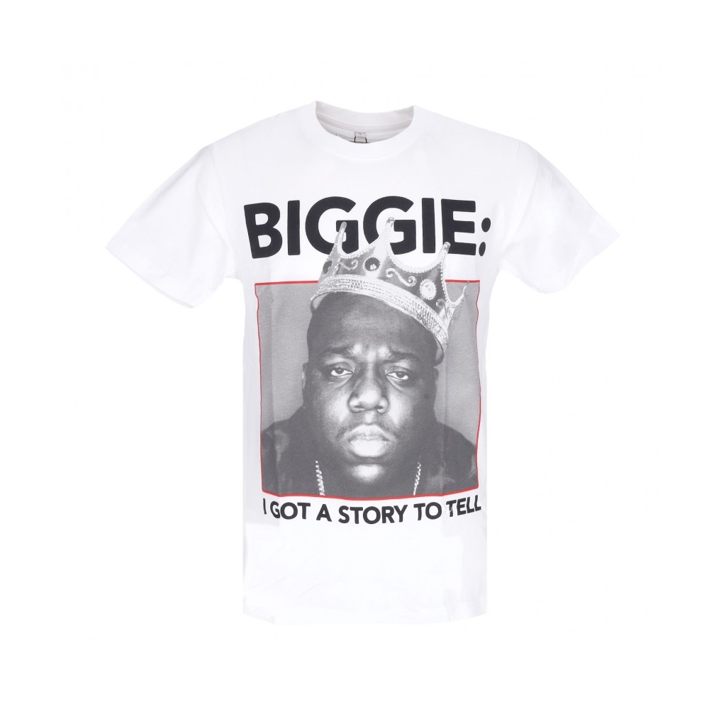 maglietta uomo biggie crown tee WHITE