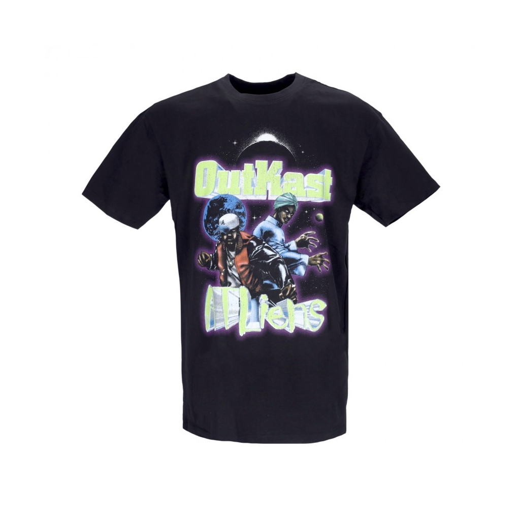 maglietta uomo outkast atliens cover oversize tee BLACK