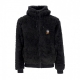 orsetto uomo sherpa zip hoodie GRAPHITE