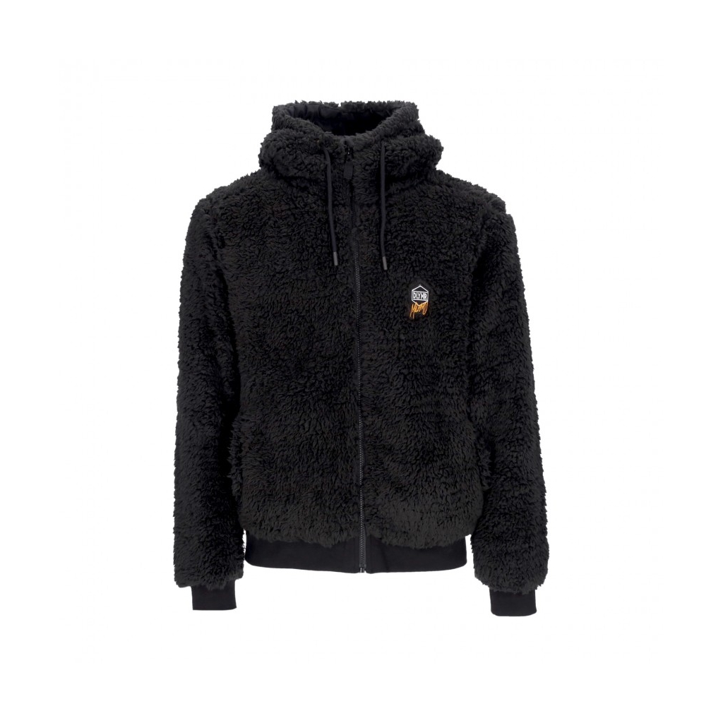 orsetto uomo sherpa zip hoodie GRAPHITE