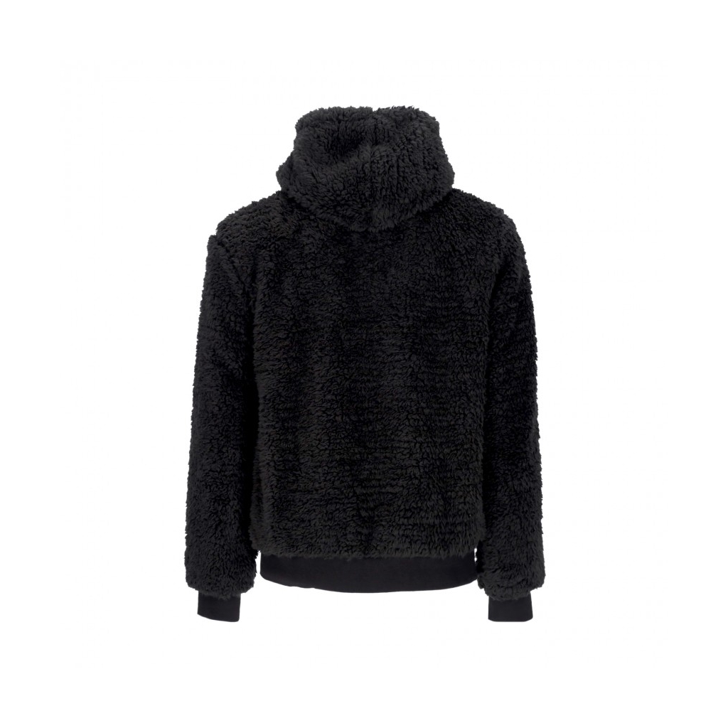 orsetto uomo sherpa zip hoodie GRAPHITE