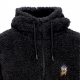 orsetto uomo sherpa zip hoodie GRAPHITE