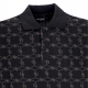 polo manica corta uomo monogram jacquard polo oversize BLACK