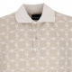 polo manica corta uomo monogram jacquard polo oversize WHITE