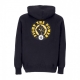 felpa cappuccio uomo pexe power hoodie FLINT BLACK