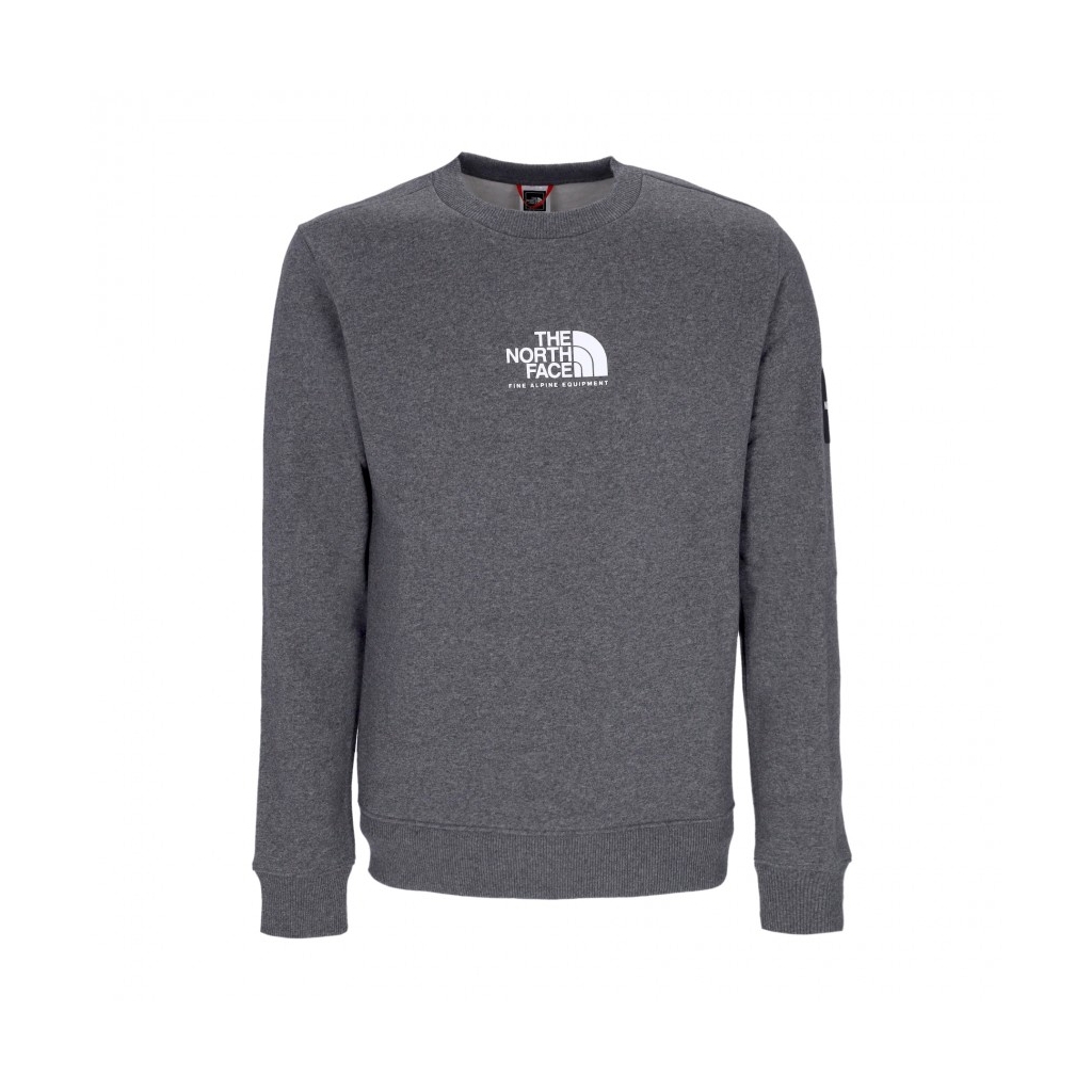 felpa girocollo uomo seasonal fine crew MEDIUM GREY HEATHER