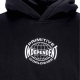 felpa cappuccio uomo global hood x independent BLACK