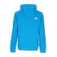 felpa cappuccio uomo fine alpine hoodie ACOUSTIC BLUE