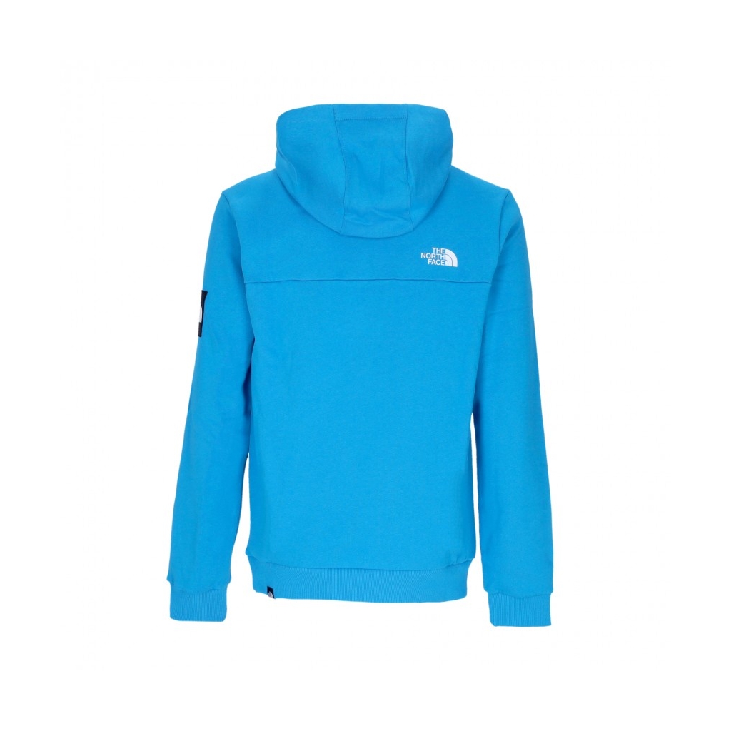 felpa cappuccio uomo fine alpine hoodie ACOUSTIC BLUE