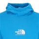 felpa cappuccio uomo fine alpine hoodie ACOUSTIC BLUE