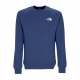 felpa girocollo uomo raglan redbox crew SHADY BLUE