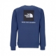 felpa girocollo uomo raglan redbox crew SHADY BLUE