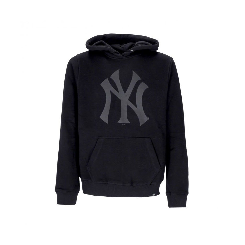 felpa cappuccio uomo mlb imprint burnside hood neyyan JET BLACK