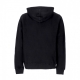 felpa cappuccio uomo mlb burnside base runner hood neyyan JET BLACK