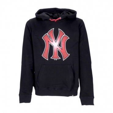 felpa cappuccio uomo mlb imprint burnside hood neyyan JET BLACK