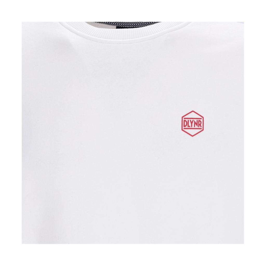 felpa girocollo uomo ideogram barcellona x dlynr crewneck WHITE