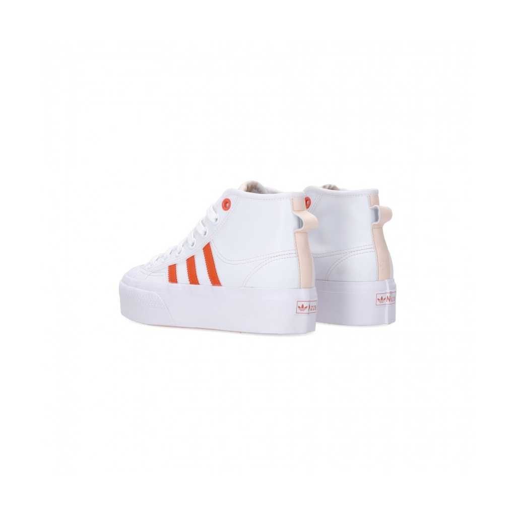 scarpa alta donna nizza platform mid CLOUD WHITE/SEMI IMPACT ORANGE/BLISS ORANGE