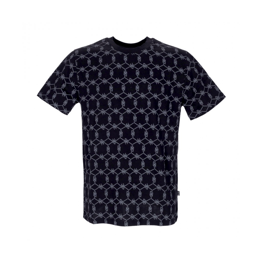 maglietta uomo monogram tee BLACK