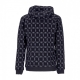 felpa cappuccio uomo monogram hoodie BLACK