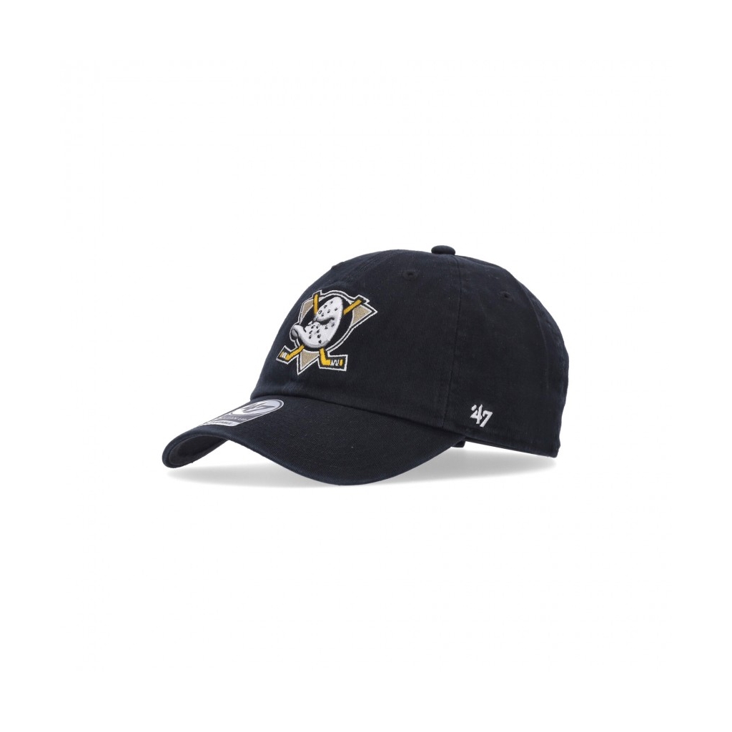 cappellino visiera curva uomo nhl clean up anaduc BLACK