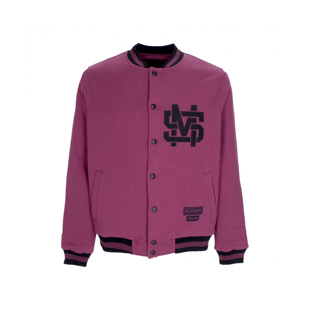 felpa college uomo monogram varsity PURPLE