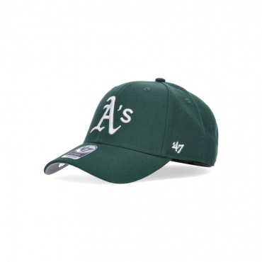 cappellino visiera curva uomo mlb mvp oakath DARK GREEN/WHITE