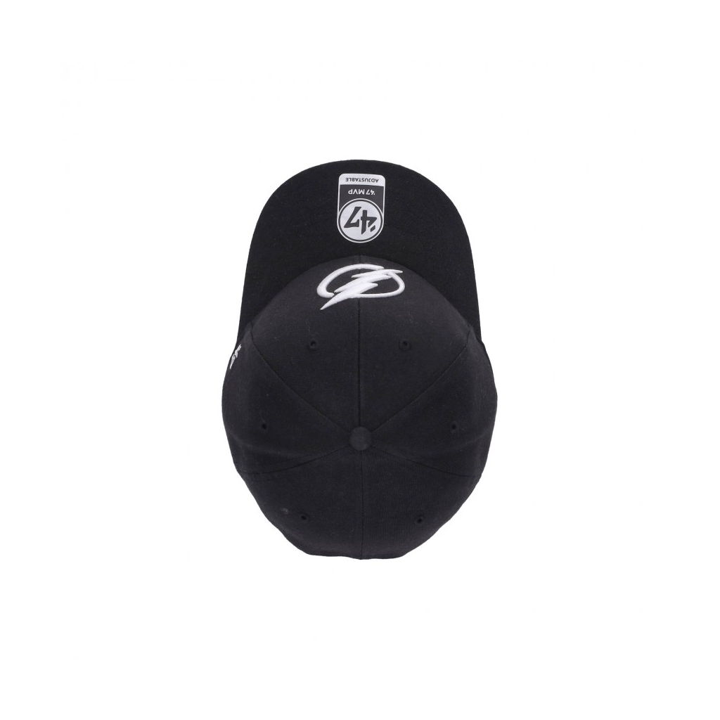 cappellino visiera curva uomo nhl mvp tamlig BLACK