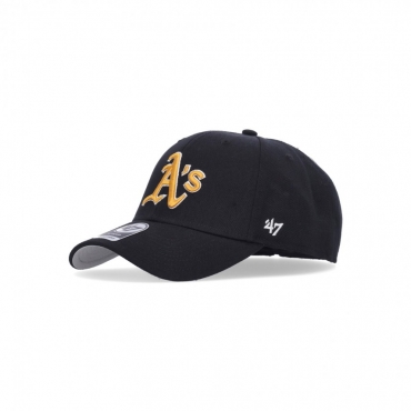 cappellino visiera curva uomo mlb mvp oakath BLACK