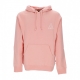 felpa cappuccio uomo essentials tt p/o hoodie CORAL PINK