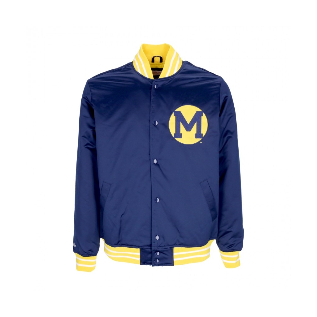 giubbotto bomber uomo ncaa heavyweight satin jacket micwol ORIGINAL TEAM COLORS