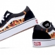 scarpa bassa ragazzo old skool DIGI FLAME BLACK