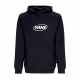 felpa cappuccio uomo hi def commerica hoodie BLACK