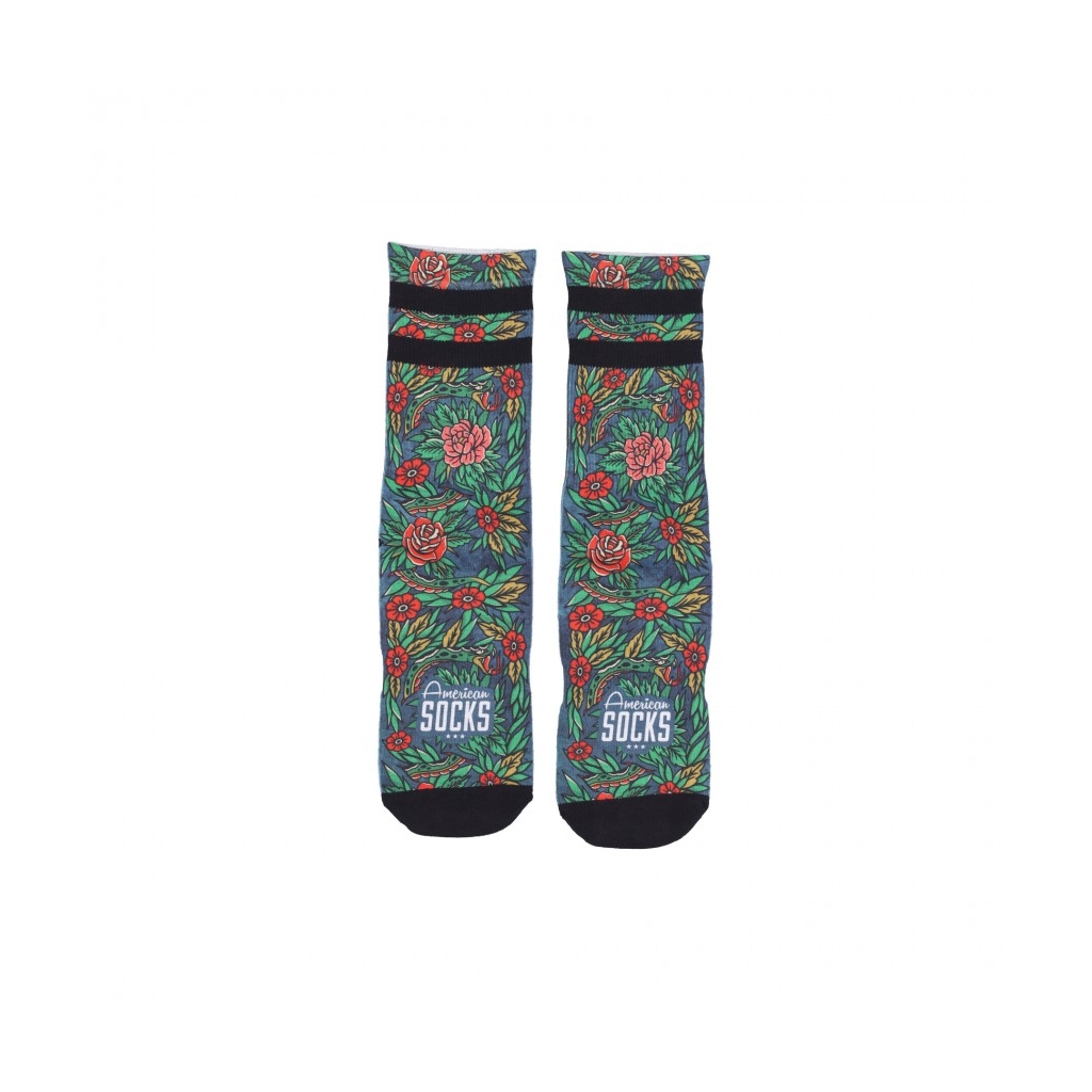 calza media uomo signature mamba GREEN/MULTI